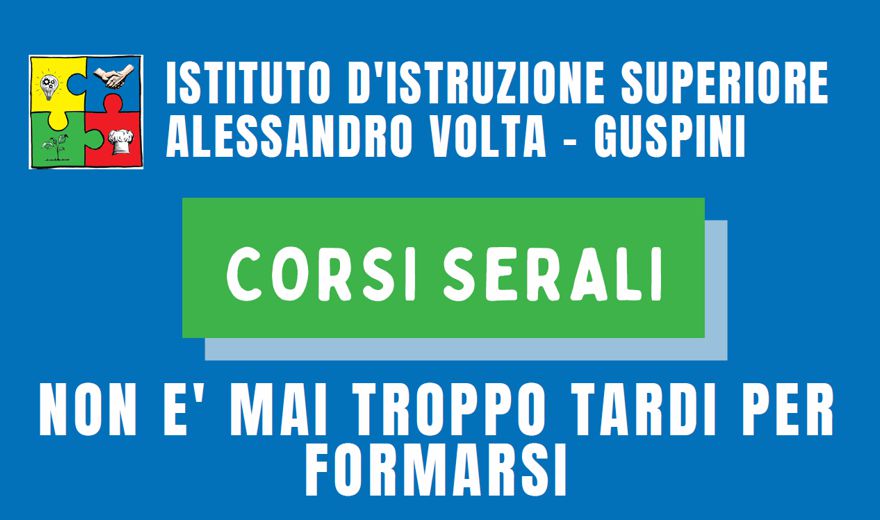 Corsi serali: ultimi giorni per le iscrizioni