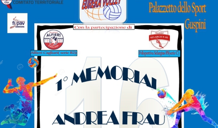 Pallavolo: 1 memorial Andrea Frau