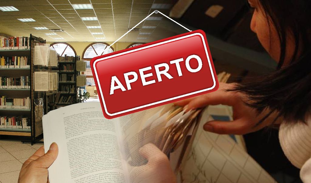 Da Lunedì 8 giugno la Biblioteca "S. Atzeni" e il giorno successivo l'Archivio storico comunale saranno nuovamente aperti al pubblico
