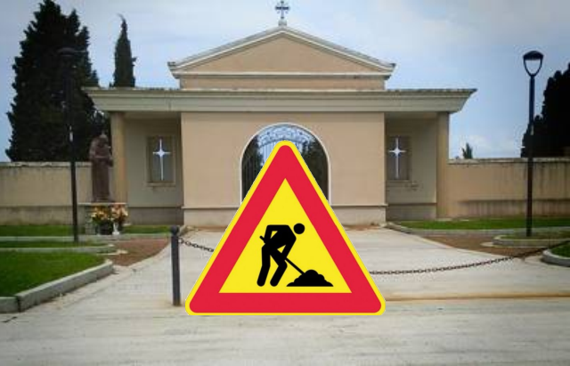 lavori di manutenzione in cimitero, verificare la possibilità di curare le lapidi dei propri cari prima di acquistare i fiori.
