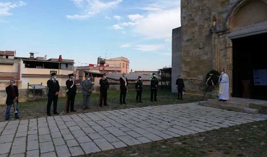 Si è svolta alla sola presenza del Sindaco e delle forze dell'Ordine la commemorazione del 4 novembre 