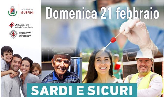 Screening Sardi e Sicuri: domani seconda giornata per i tamponi antigenici