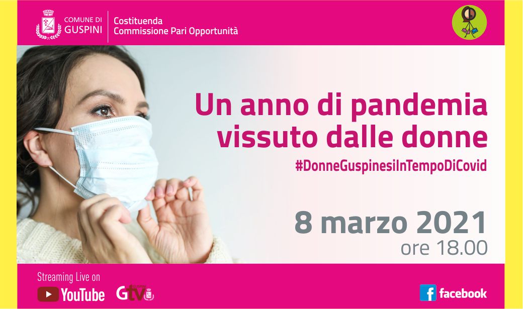 8 marzo - giornata internazionale della donna "un anno di pandemia vissuto dalle donne" incontro online