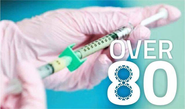 Vaccini per gli ottantenni: sessione riservata agli ultraottantenni non ancora vaccinati prevista per il  26-27-28 aprile 