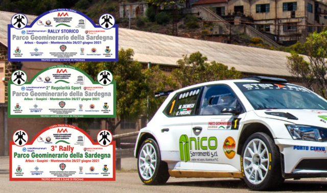 Tutto pronto per il 3° Rally del Parco Geominerario della Sardegna in programma il 26-27 giugno. Per l'occasione aprono anche Casa Murgia e Montegranatico.